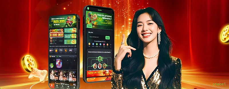 Login rápido no app onabet
